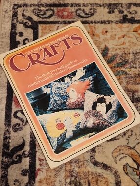The Complete Encyclopedia of Crafts - Vintage Craft Book (Peach Cover)